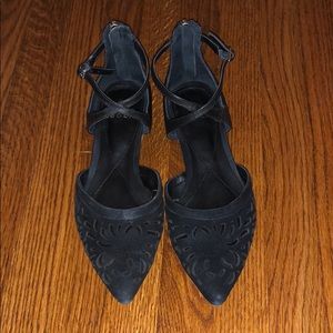 Suede flats